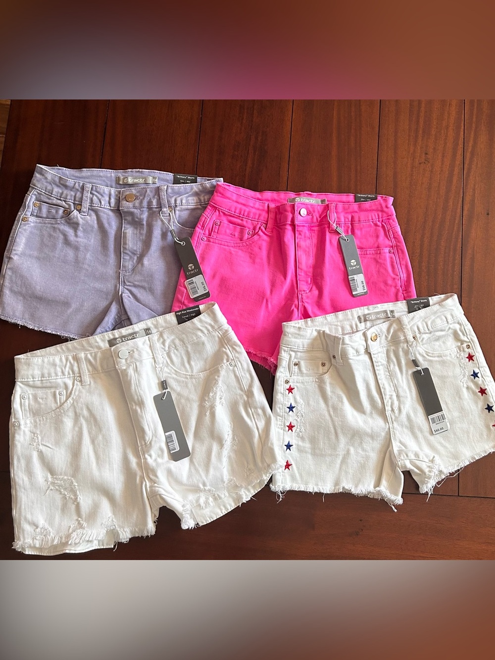 Tractr Shorts Lot of 4 NWT Size 14